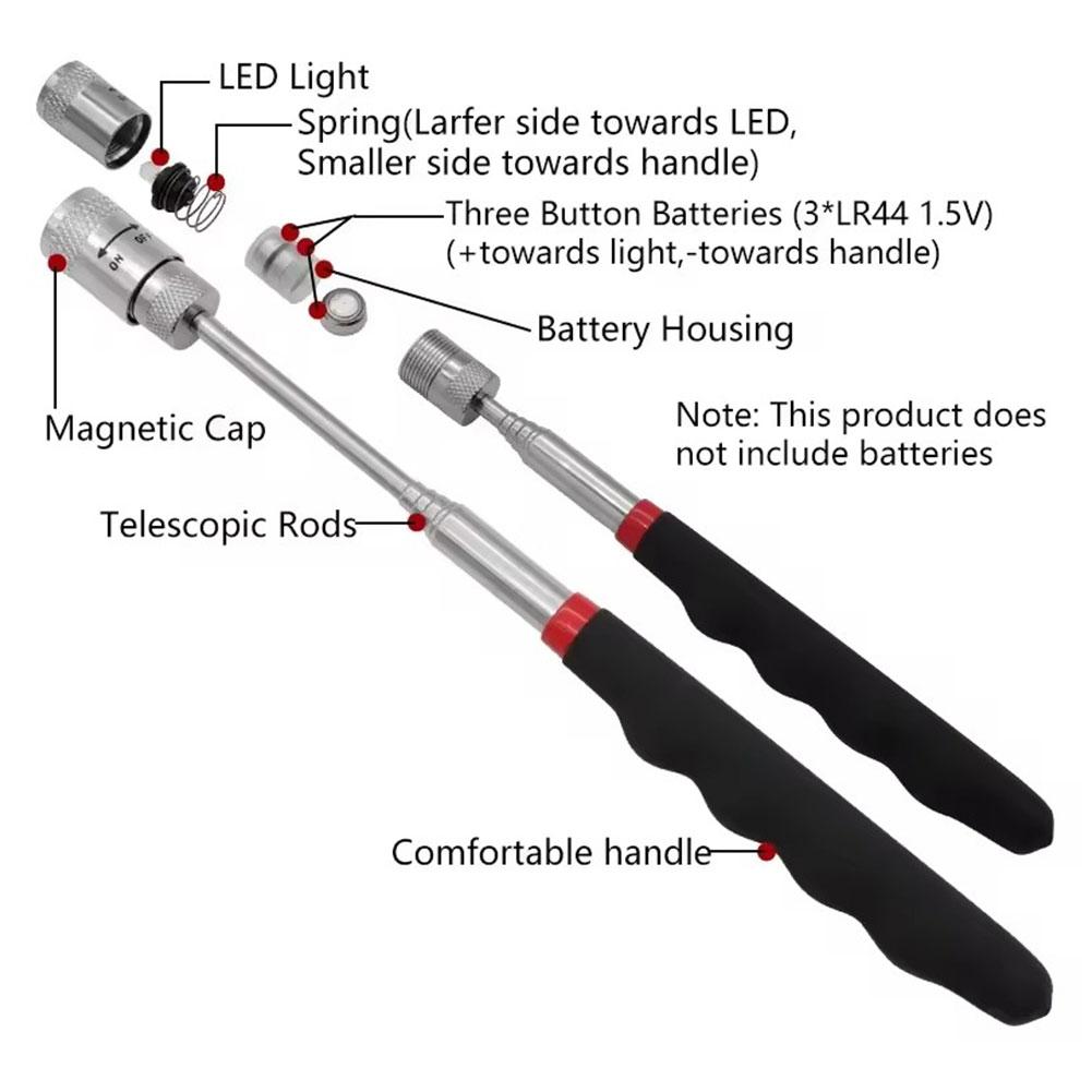 Telescopic Magnetic Pen with L - Telescopic Fishing Rod review and price