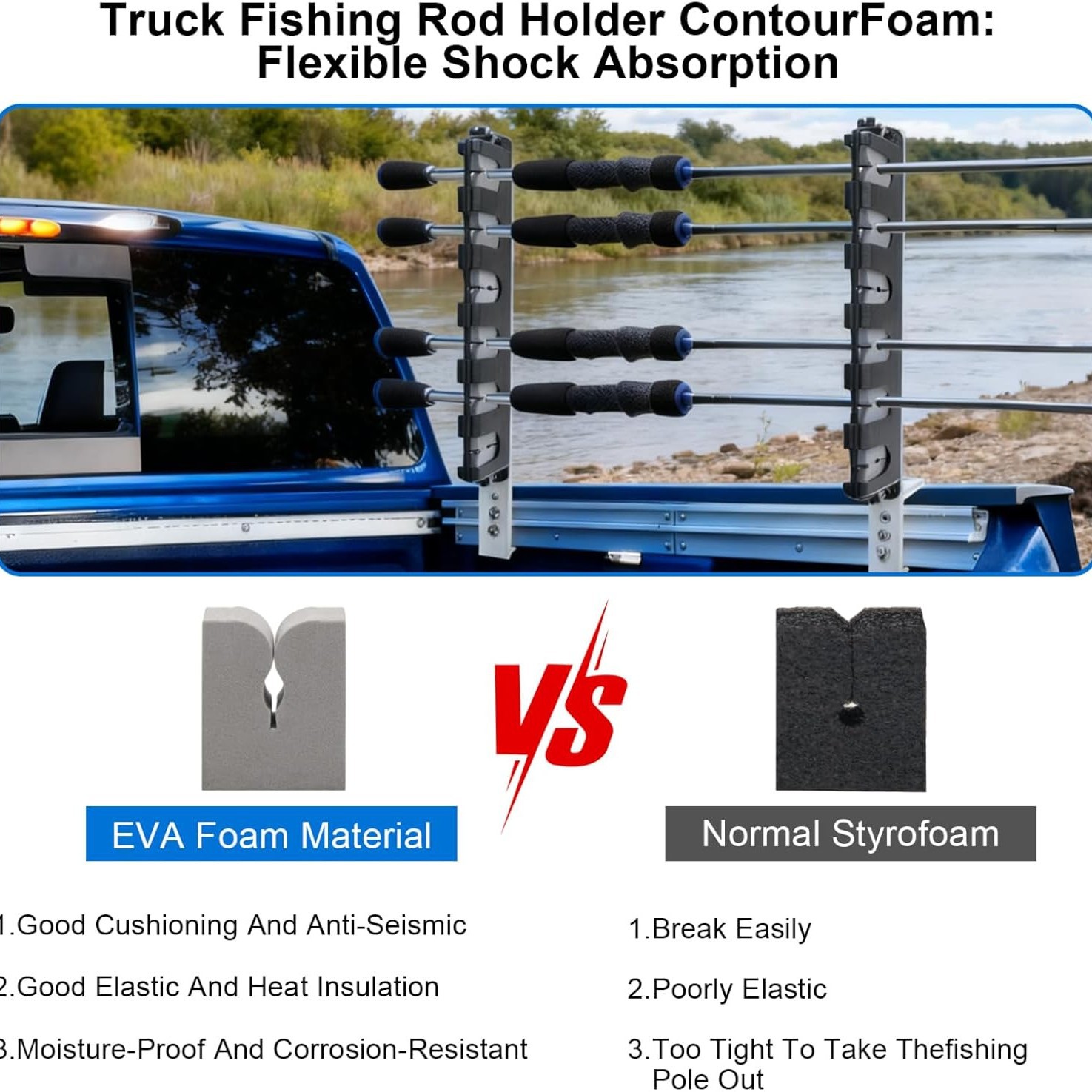 Fishing Rod Holder for Truck B - Fishing Equipment Holder review and price