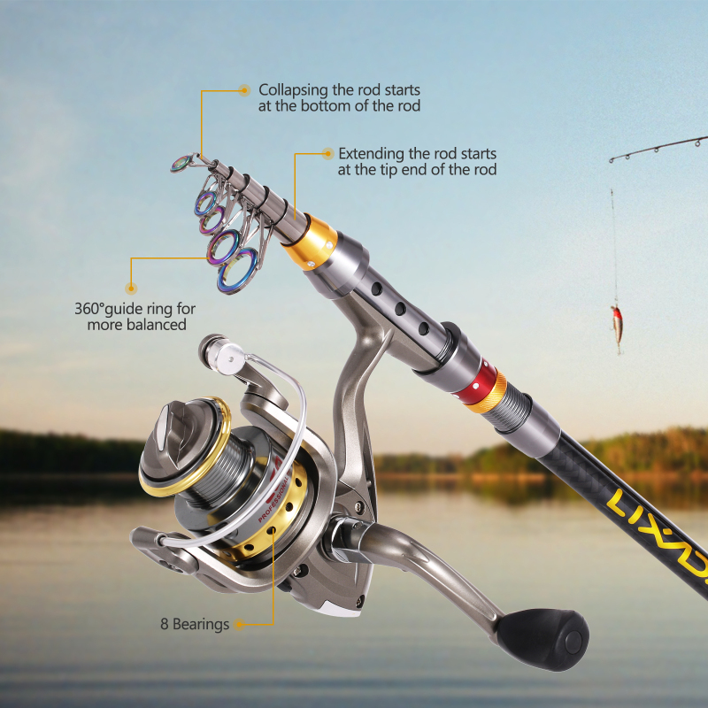 Lixada Telescopic Fishing Rod  - Fishing Equipment Europe review and price