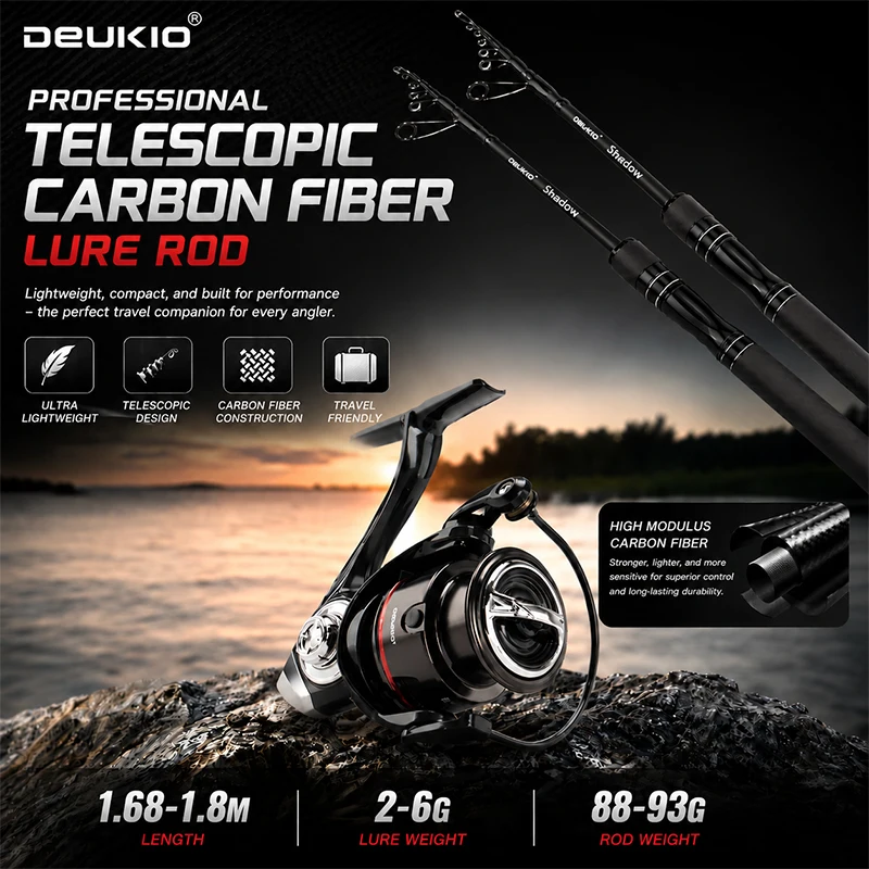 DEUKIO 1.68/1.8M Fishing Rod R - Fishing Equipment Europe review and price