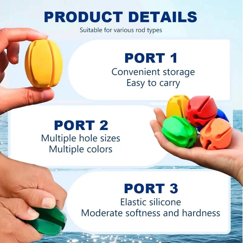 6/12/18Pcs Rod Protection Cove - Fishing Equipment Holder review and price