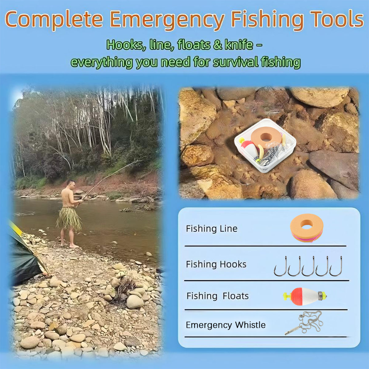 Portable Emergency Fishing Gea - Fishing Equipment Organizer review and price
