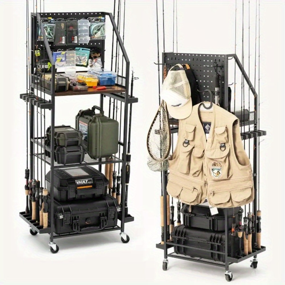 Fishing Rod Holders for Garage - Fishing Equipment Holder review and price