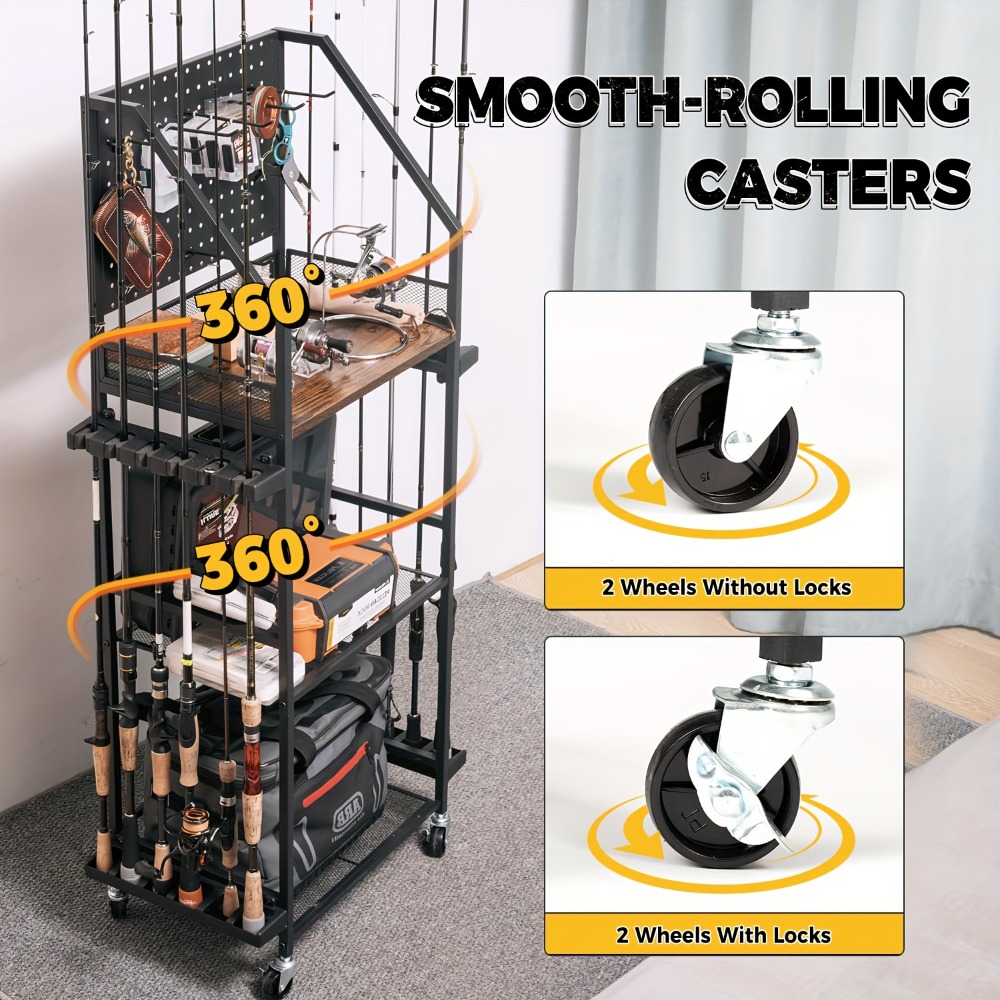 Fishing Rod Holders for Garage - Fishing Equipment Holder review and price