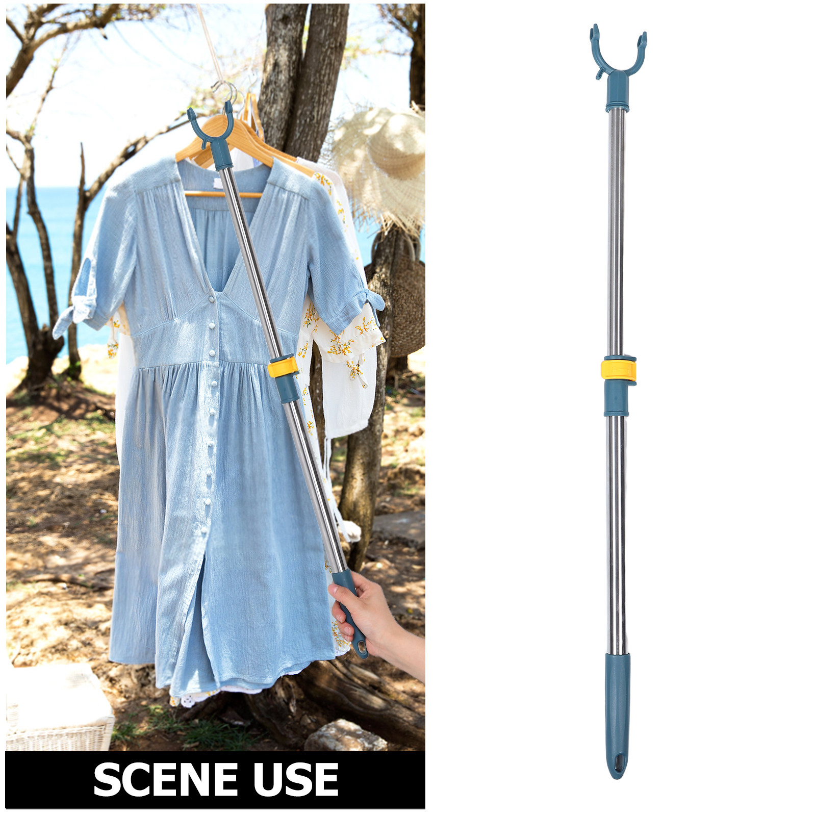 Telescoping Stainless Steel Cl - Telescopic Fishing Rod review and price