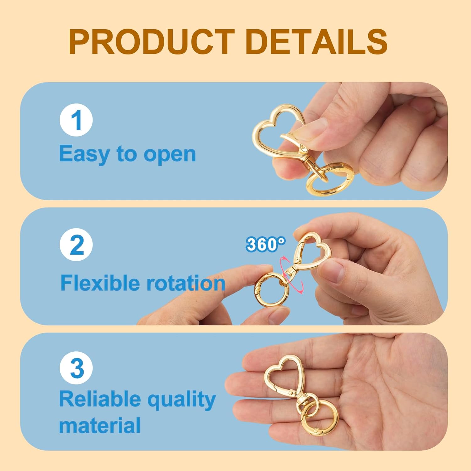 5/10/20/40 Sets Double Opening - Fishing Swivel Connector review and price