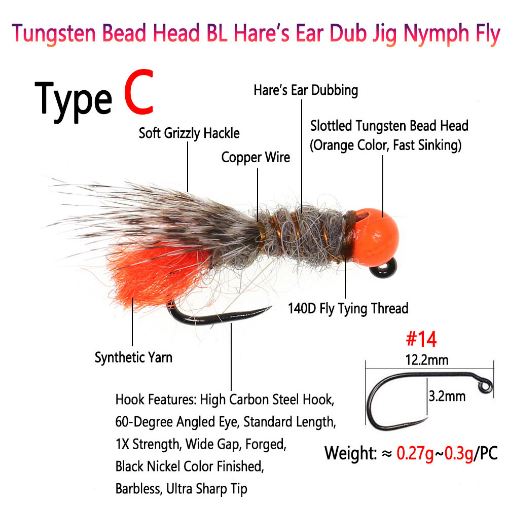 Bimoo 6PCS Tungsten Bead Head  - Fishing Equipment Europe review and price